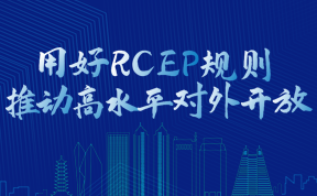 用好RCEP規則 推動高水平對外開放